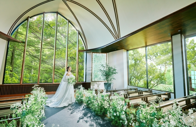 Hilltop Resort YAMANOUE(ヒルトップリゾート 福岡内) チャペル(山の上チャペル)画像 2