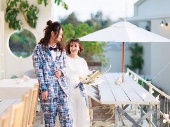 皿の上の自然(SALLY WEDDING DESIGN) 開放感抜群なテラスウェディング画像 2-2