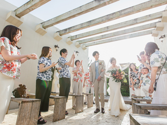 皿の上の自然(SALLY WEDDING DESIGN) チャペル(優しさ溢れるオープンエアチャペル)画像 2-4