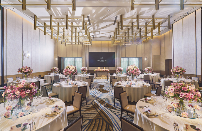 シェラトン鹿児島 広々とした開放感のあるパーティ会場画像 1