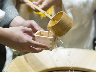 少人数専門会場 グラーティアチャペル~縁~ 木目を感じる和モダンテイスト”ガーデン”画像 1-3