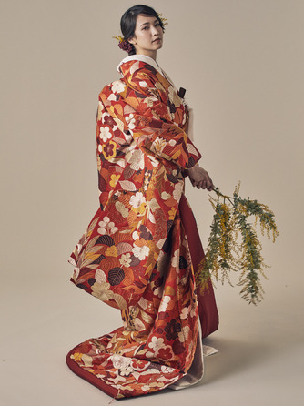 赤坂氷川神社/クチュールナオコ銀座店 衣裳1画像 1-2