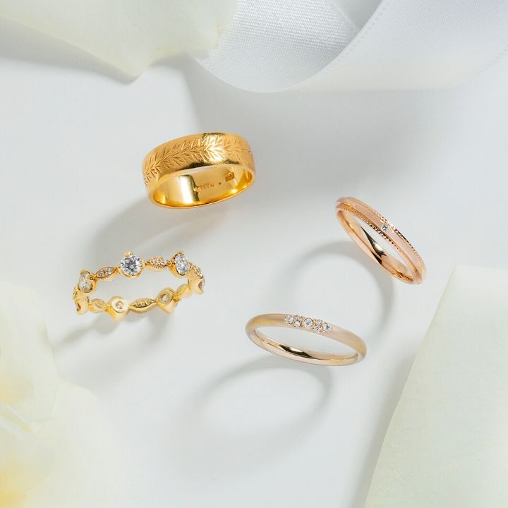 ゴールドの結婚指輪 実は選ぶのが難しい 似合うリングの選び方 ゼクシィ