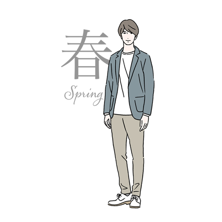 春のおすすめコーディネート