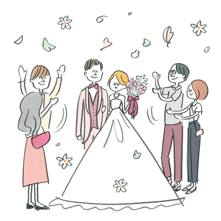 フラワーシャワー体験