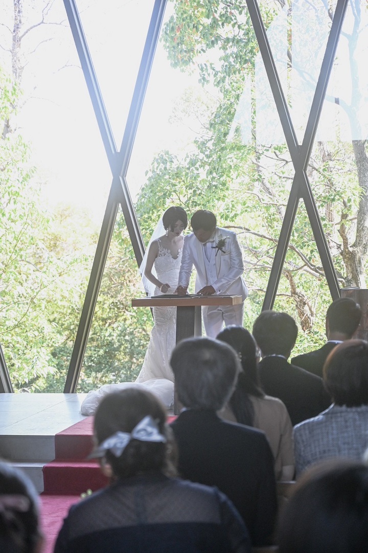 上質な空間で叶えた結婚の誓い