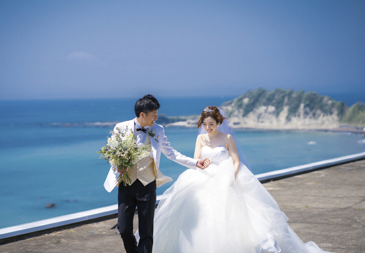 結婚式実例in神奈川県 大きな海に抱かれて 素直な私 でいられました ゼクシィ