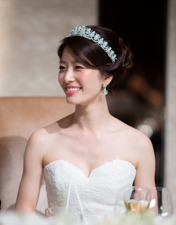 4g♡ブライダルティアラ ヘッドドレス ウェディングヘアアクセサリー結婚式髪飾り - 2