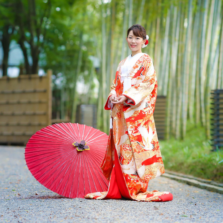 色打掛 花嫁衣装 赤 刺繍 花嫁 和装 結婚式