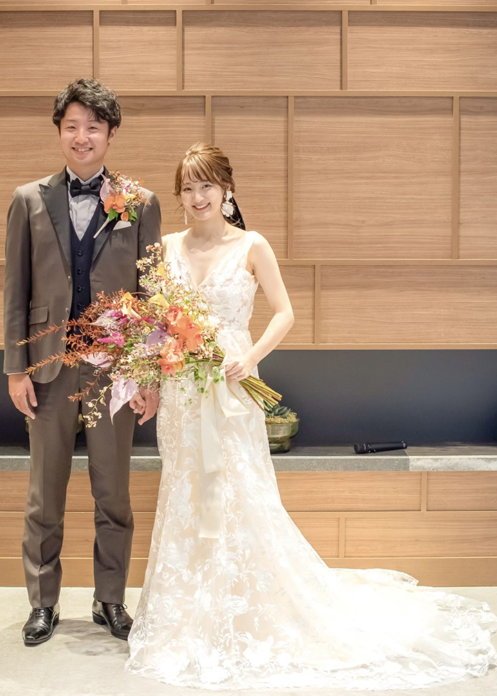 結婚式挙式の4時間着用しましたCocomelody マタニティ　ウェディングドレス