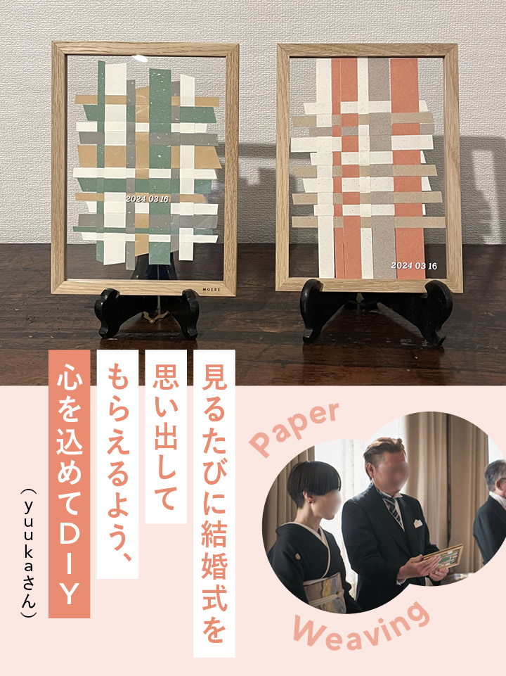 DIYしたペーパークラフト