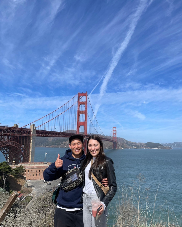 アメリカへの新婚旅行