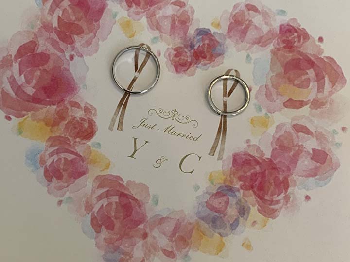 結婚式場でもらった婚姻届