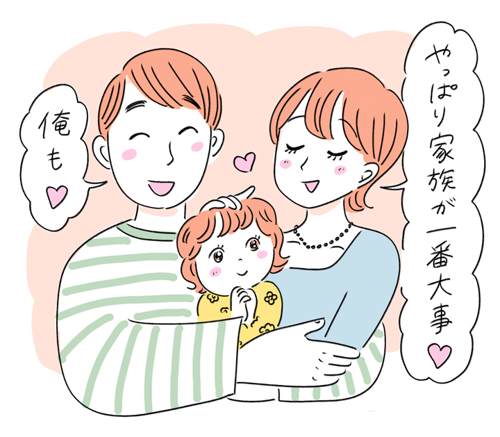 嬉しい驚き１位／家庭を大事にしてくれる