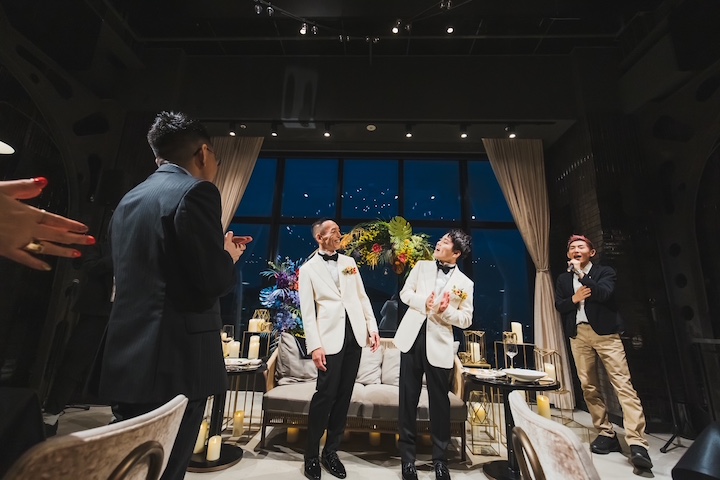 ウエディングパーティの写真