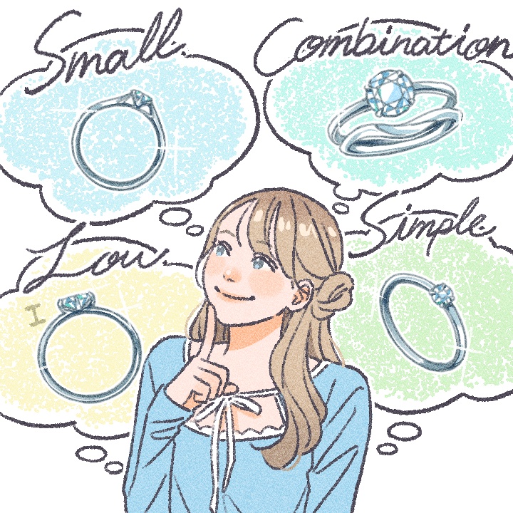 普段使い派なら気を付けたい婚約指輪の選び方