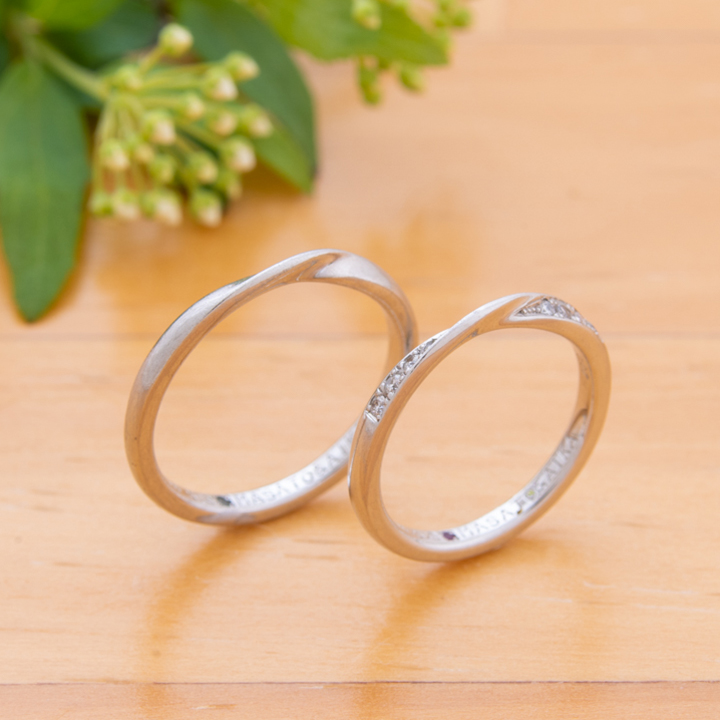 オーダーメイド＆手作りリング] 世界に一組だけの結婚指輪、見せて