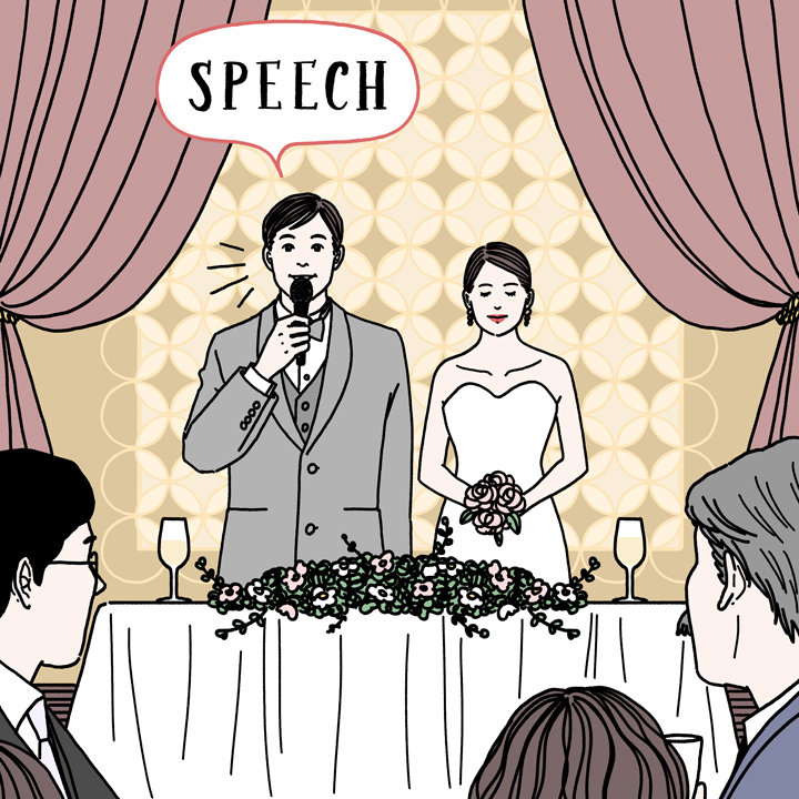 きちんとした雰囲気でのウエルカムスピーチ