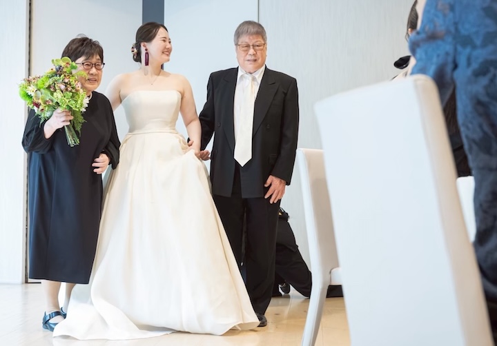 結婚式の中座シーンの写真