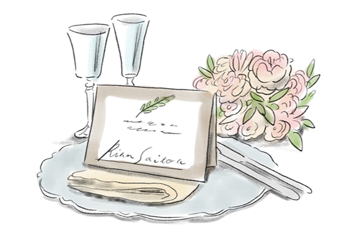 感謝が伝わる 結婚式の 席札メッセージカード の書き方 文例集 ゼクシィ