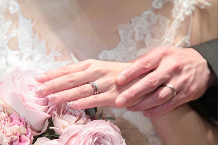 結婚指輪の写真の撮り方実例　ふたりの強い繋がりを願って