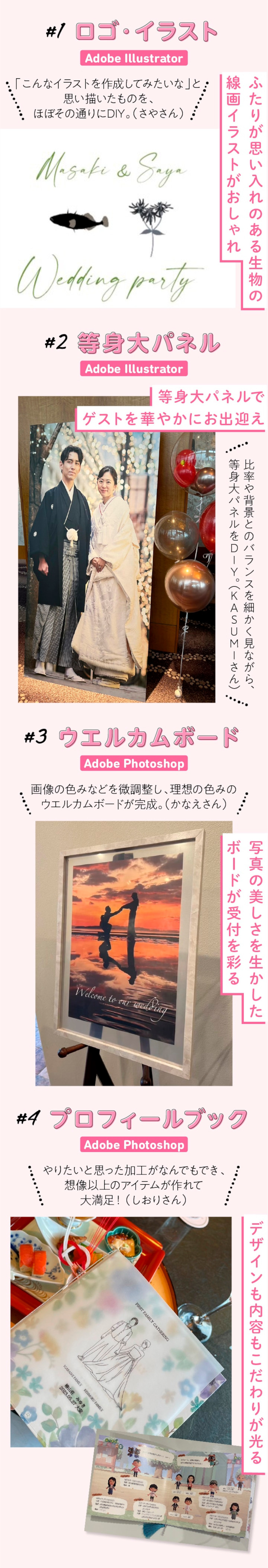 AdobeでDIYしたアイテム