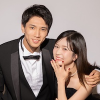 カップル顔写真