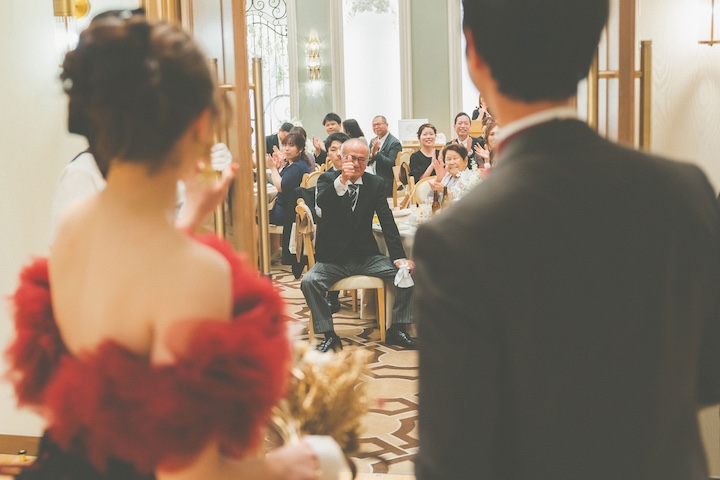 披露宴フィナーレの写真