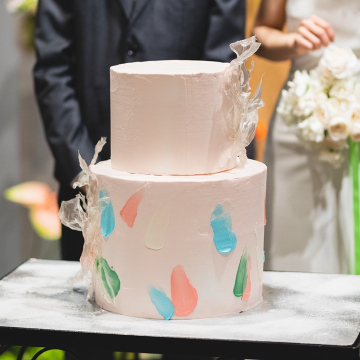 おしゃれなウエディングケーキ実例