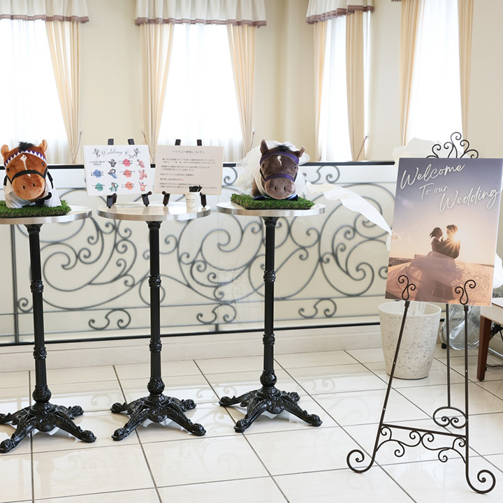 ウエルカムボード　前撮り写真　手書き風フォント