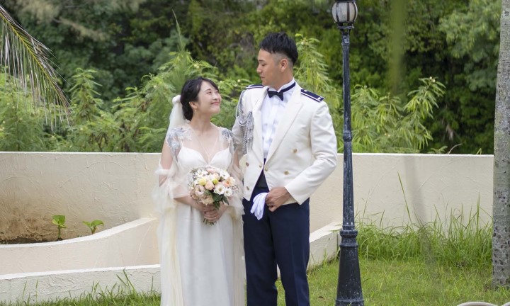 ドレス着用写真