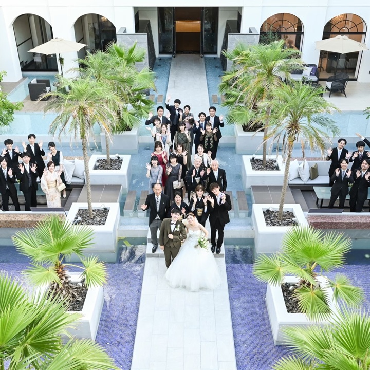 リゾート風の会場