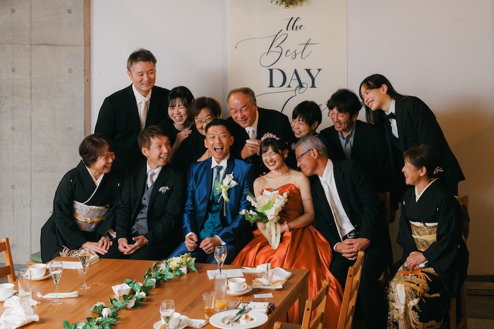 親族の集合写真