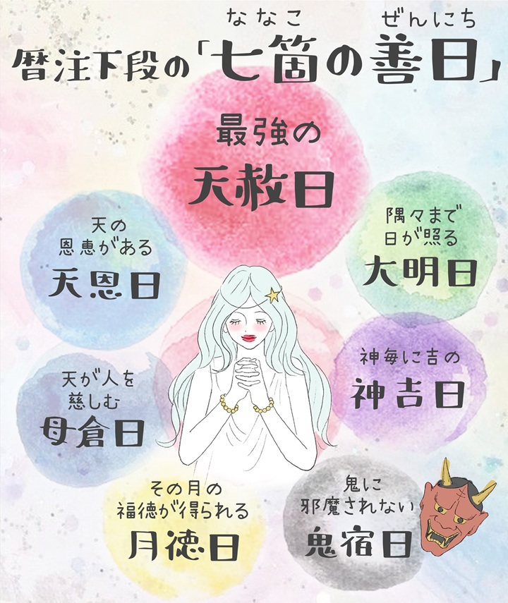 「天赦日」は大安よりも縁起が良い日で、年間5～6日しかない最強の日