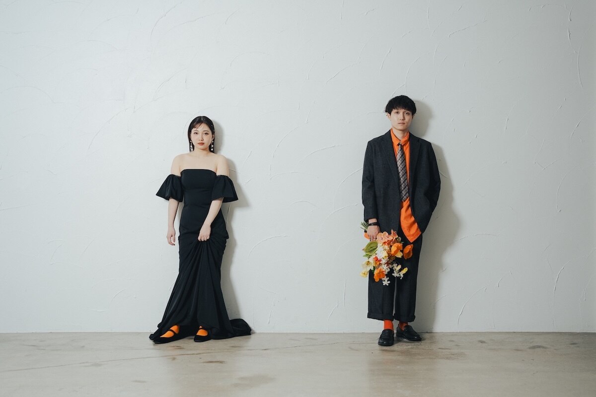 新郎新婦のツーショット